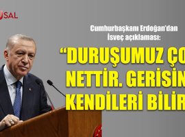 Cumhurbaşkanı Erdoğan'dan İsveç açıklaması